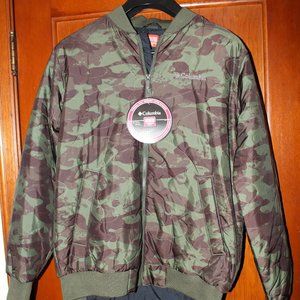 Columbia Mens Medium Winter Coat Camo